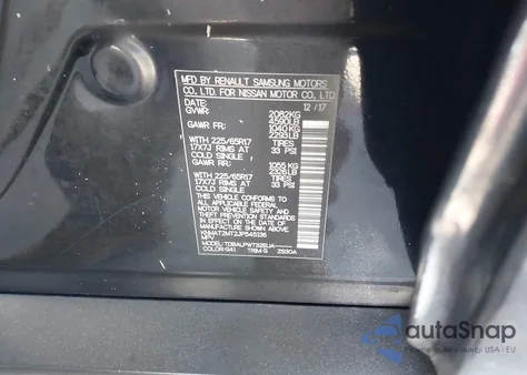 2018 Nissan Rogue S from USA, damaged, VIN KNMAT2MT2JP545136